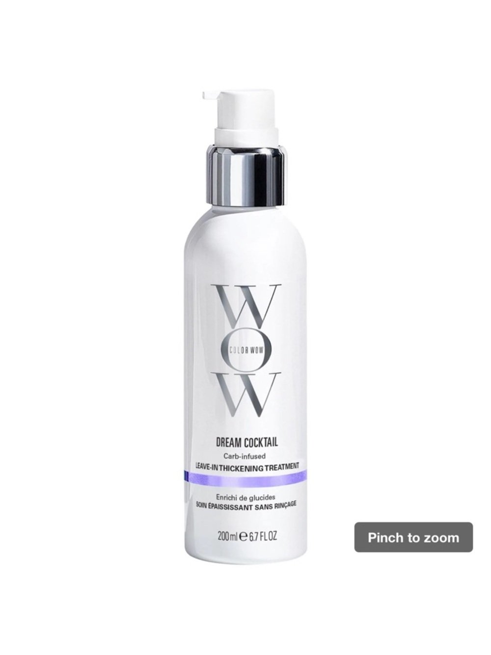 SOLD❌ SOLD❌ SOLD❌ Wow Dream Cocktail Leave-In Thickening Treatment 200 ml